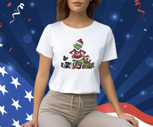 Ncaa Grinch The Grinch And Fresno State Bulldogs Christmas T-Shirt
