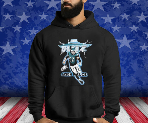 Jason Kelce Charcoal Philadelphia Eagles NFL Blitz Player Shirt