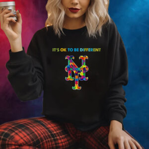 MLB 2023 New York Mets Autism It’s Ok To Be Different Shirt