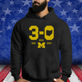 Michigan Football 3-0 In The Game Hoodie Shirt