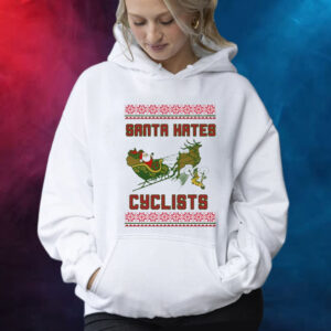 Santa Hates Cyclist Ugly Christmas Shirt