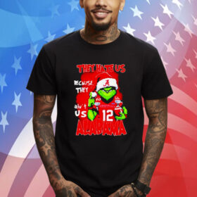 Santa Claus Grinch Alabama Crimson Tide Shirt