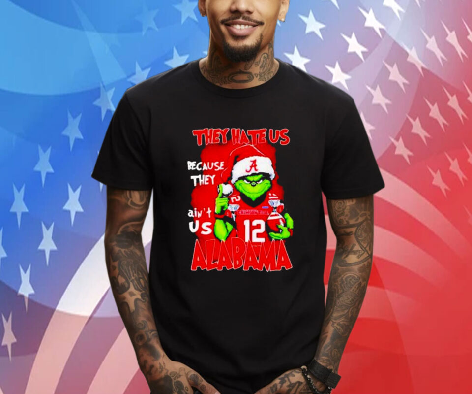 Santa Claus Grinch Alabama Crimson Tide Shirt