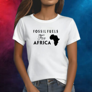 Jusper Machogu Wearing Fossil Fuels For Africa Shirt