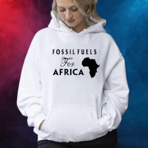 Jusper Machogu Wearing Fossil Fuels For Africa Shirt