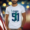 Ichiro Suzuki Jersey Number Artwork T-Shirt