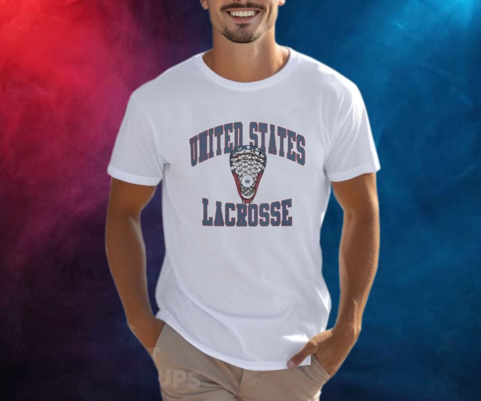 Streaker Sports Usa Lacrosse Retro Stick Shirt