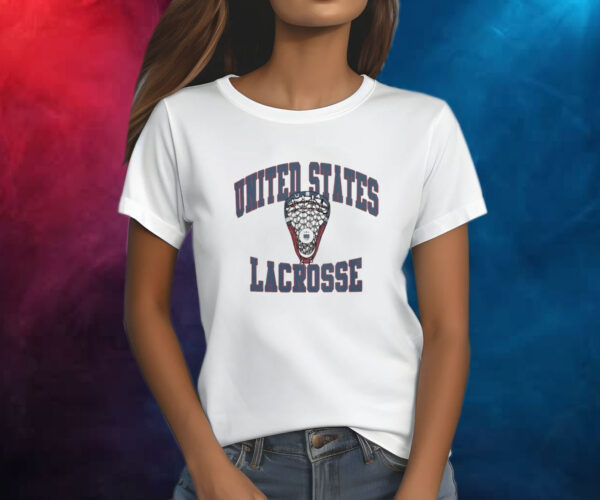 Streaker Sports Usa Lacrosse Retro Stick Shirt