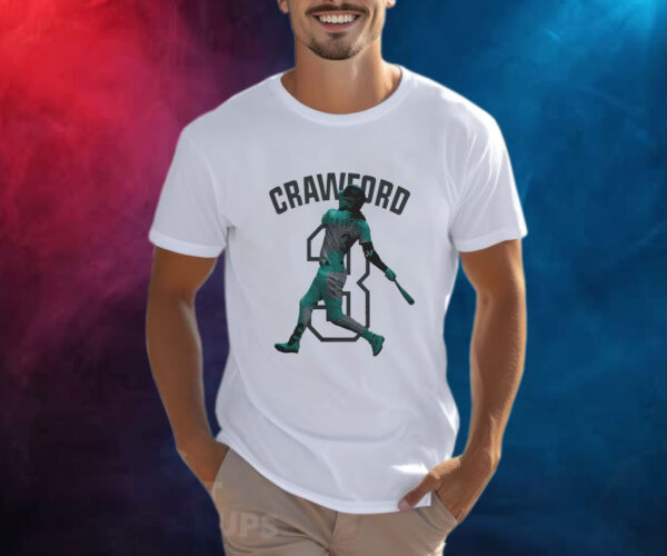 Jp Crawford #3 Seattle Mariners Double Play Name And Number Shirt