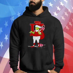 Santa Grinch Indiana Hoosiers Christmas 2023 Shirt