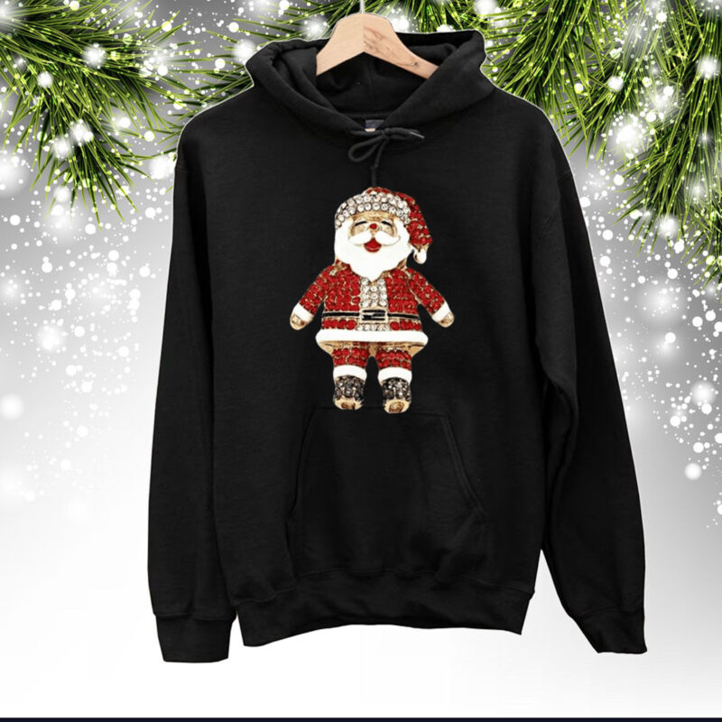 Christmas Santa Claus Print Casual Tee Shirt