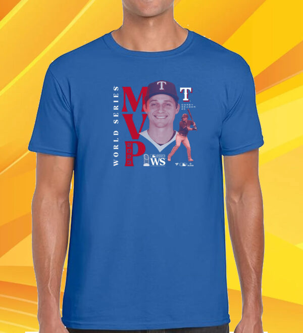 Corey Seager Texas Rangers 2023 World Series Champions Mvp Shirt