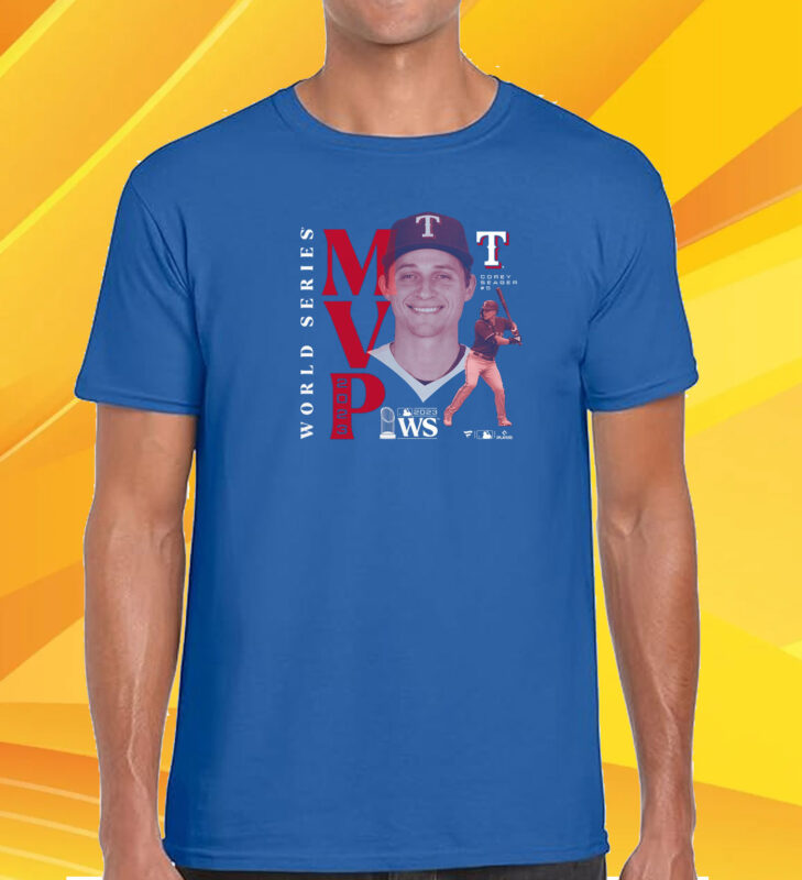 Corey Seager Texas Rangers 2023 World Series Champions Mvp Shirt