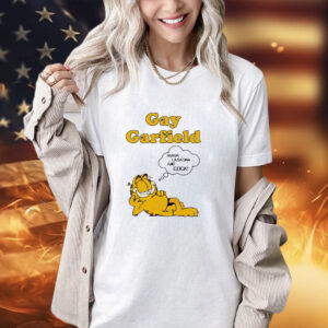 Gay Garfield lasagna cock shirt