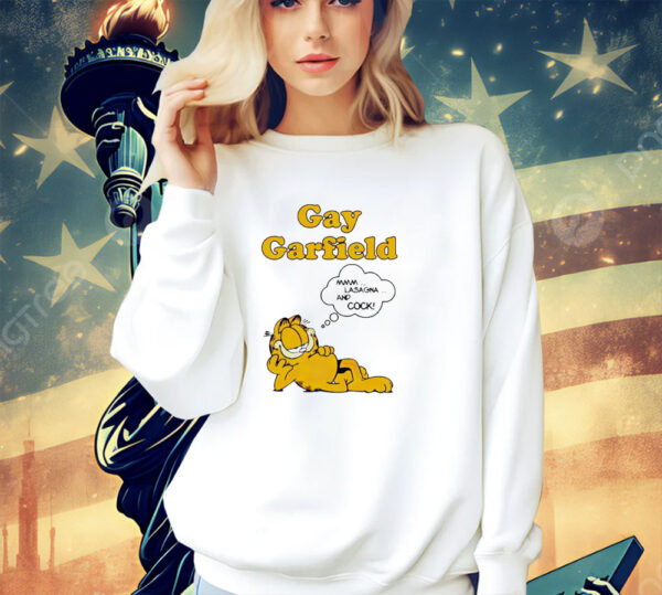 Gay Garfield lasagna cock shirt