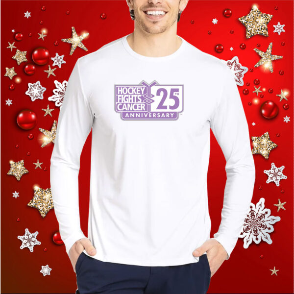 Nhl Fanatics Branded Hockey Fights Cancer 25th Anniversary Shirt