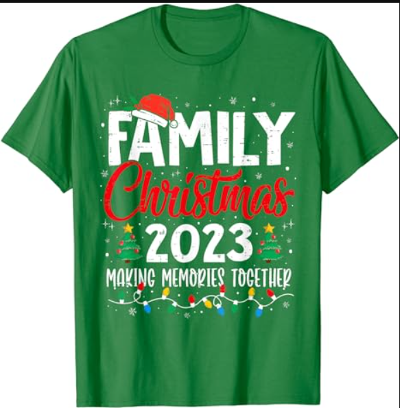 Funny Xmas Matching Family Christmas 2023 Squad For Family T-Shirt