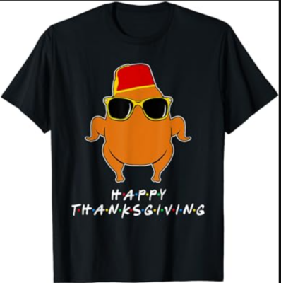 Funny Thanksgiving Friends Turkey T-Shirt