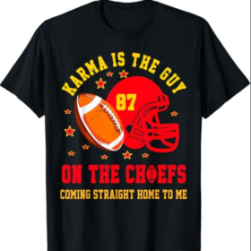 Retro Groovy Karma is The Guy on The Chief T-Shirt