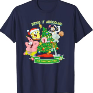 SpongeBob SquarePants Aroooound The Christmas Tree Patrick T-Shirt