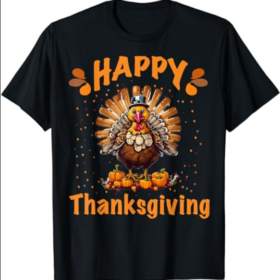 turkey day Happy thanksgiving family dinner T-Shirt