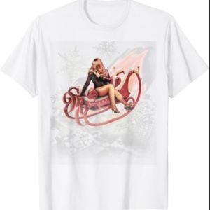 Mariah Carey Official Merry Christmas One & All Tour Sleigh T-Shirt