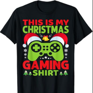 This Is My Video Gaming Christmas Shirt Gamer Gaming Xmas T-Shirt