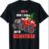 Santa Claus Monster Truck Boys Christmas Xmas T-Shirt