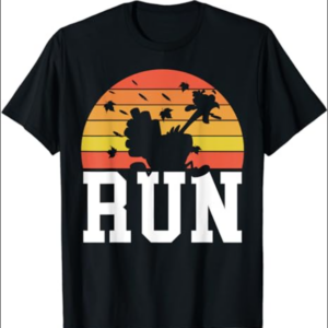 Thanksgiving Turkey Run Funny Running Costume Turkey Trot T-Shirt
