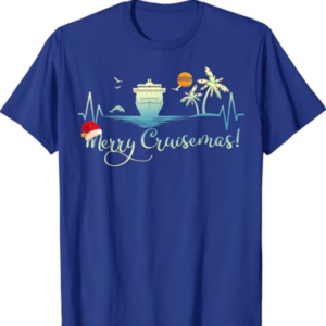Tropical Heartbeat Christmas Cruise 2023 Merry Cruisemas T-Shirt