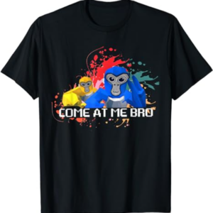 Come at me bro Gorilla Shirt, monke tag gorilla VR gamer T-Shirt