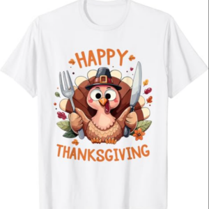 Happy Thanksgiving for Turkey Day Family Dinner Happy Turkey T-Shirt
