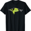 Xmas Big Face Green Color Saying Ew People Christmas T-Shirt