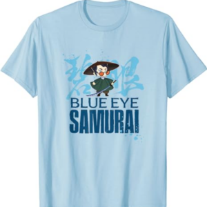 Netflix Blue Eye Samurai Chibi Mizu Kanji Portrait T-Shirt
