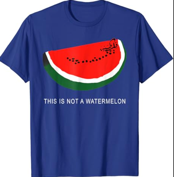 Watermelon, 'This is Not a Watermelon' Palestine Collection T-Shirt