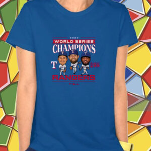 Texas Rangers 2023 World Series Champions Star Players Shirt
