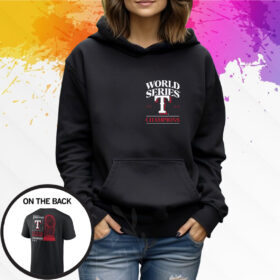 Texas Rangers Fanatics Branded 2023 World Series Champions Signature Roster Hoodie Shirts
