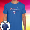 Texas Rangers Nike 2023 World Series Champions Roster Shirt