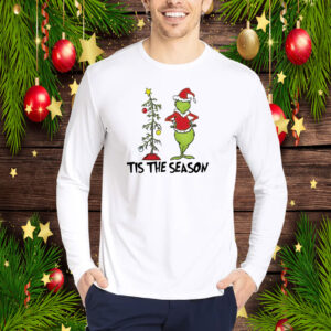 Tis The Season Christmas Print Casual Shirt