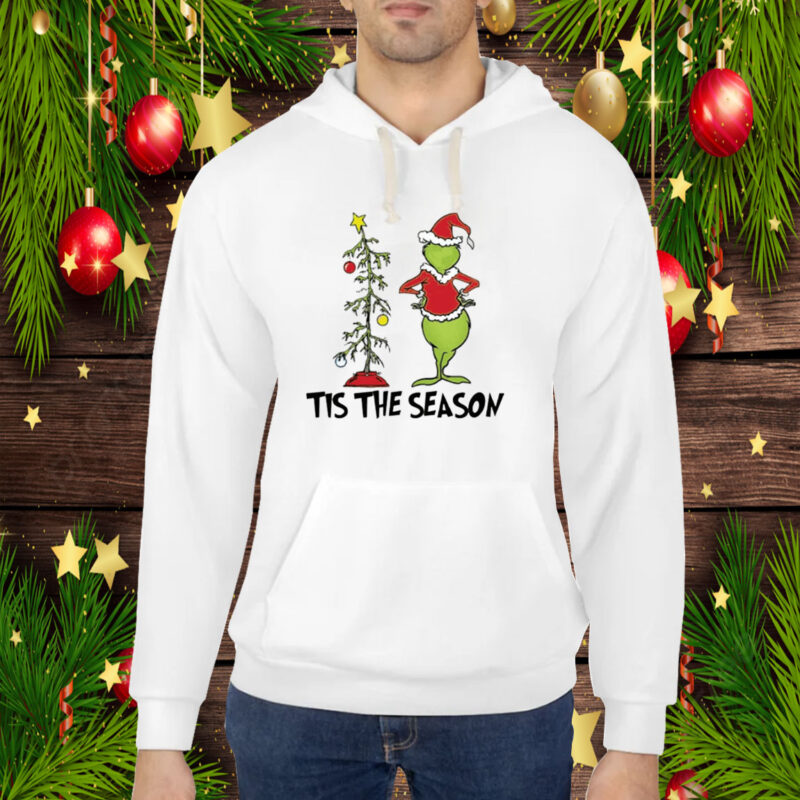Tis The Season Christmas Print Casual Tee Shirt