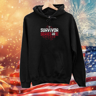 Wwe Fanatics Branded Survivor Series 2023 Chain Link Fence Hoodie T-Shirt