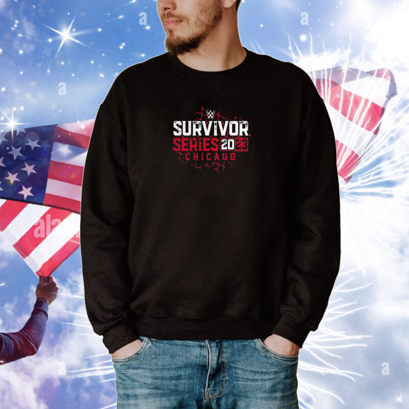 Wwe Fanatics Branded Survivor Series 2023 Chain Link Fence Hoodie Shirts