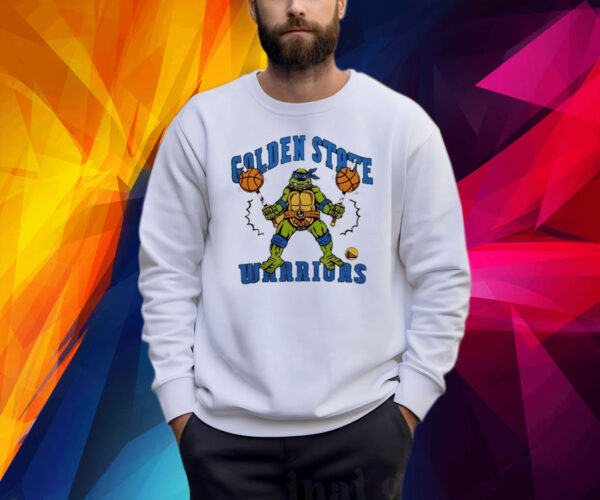 Tmnt Leonardo x Golden State Warriors Mascot Shirt