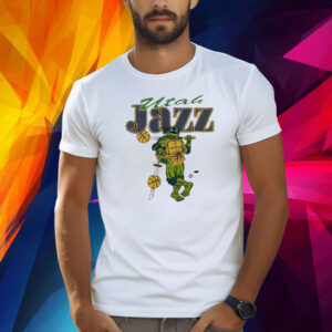 Tmnt Leonardo x Utah Jazz Mascot Shirt