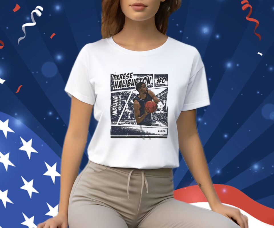 Tyrese Haliburton Indiana Basketball Comic TShirts