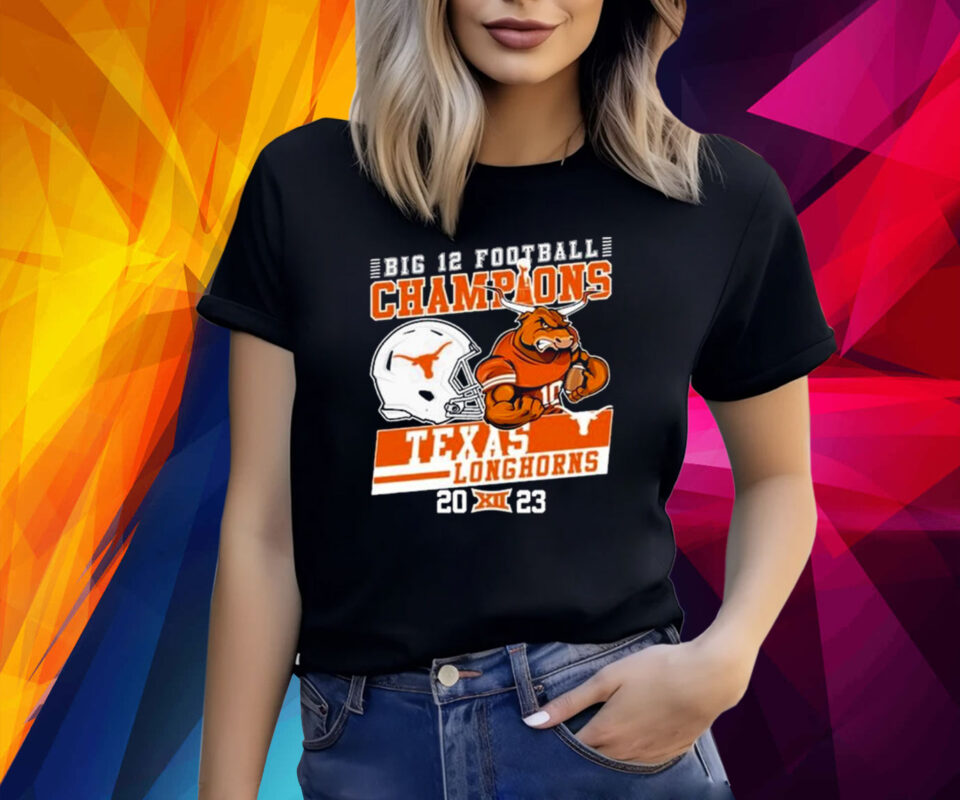 Texas Longhorns Mascot Big 12 Football Conference Champions 2023 Shirt
