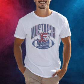 Smu Mustangs Football Retro Angry Mustang Shirt