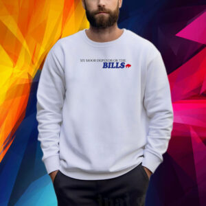 My Mood Depends On The Bills Buffalo Football Shirt