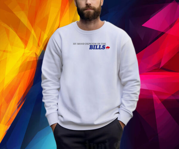 My Mood Depends On The Bills Buffalo Football Shirt