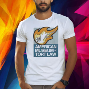 American museum of tort law merch store flaming rat organic Shirt